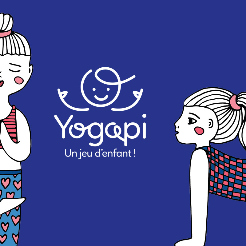 YOGAPI - Ateliers de yoga pour enfants - Identité visuelle - Bob & Simone